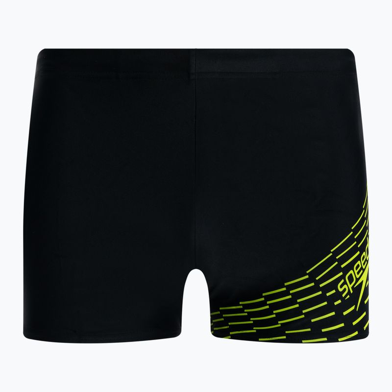 Speedo Medley Logo slip de înot pentru bărbați negru 68-11354G691