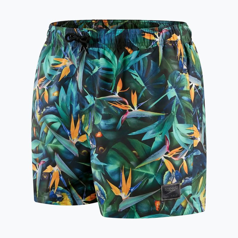 Pantaloni scurți de înot pentru bărbați Speedo Digital Printed Leisure 14' verde 68-13454G676