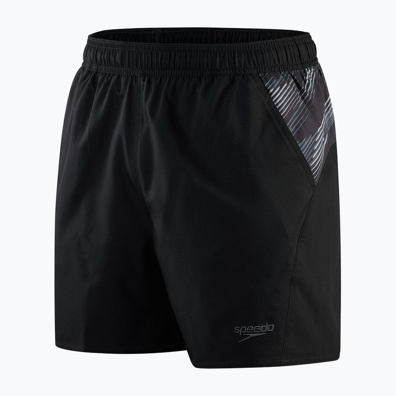 Pantaloni scurți de baie pentru bărbați Speedo Sport 16" black/usa charcoral/shark grey