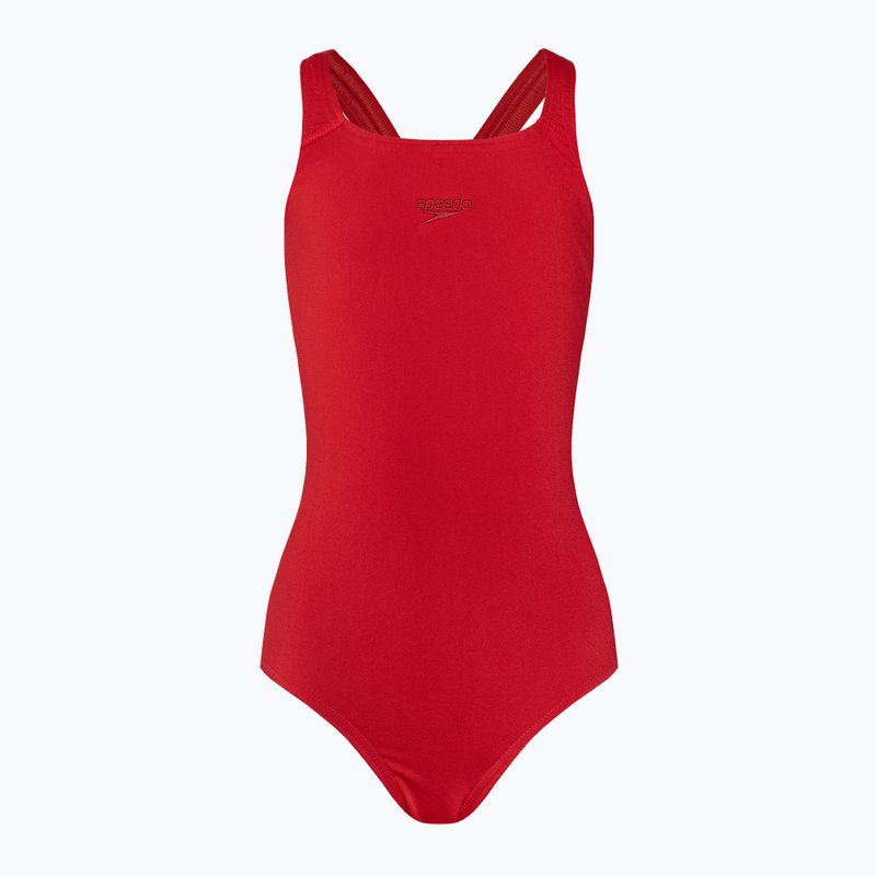 Speedo Eco Endurance+ Medalist costum de baie roșu pentru copii, dintr-o singură piesă