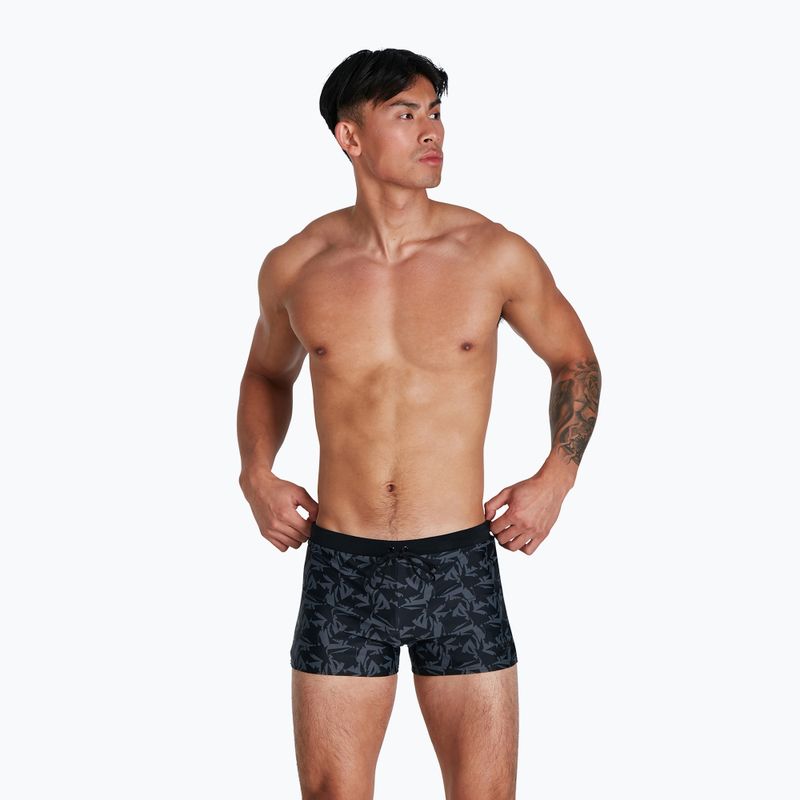 Boxeri de înot pentru bărbați Speedo Valmilton Black/Usa Charcoal 68-056588815 5
