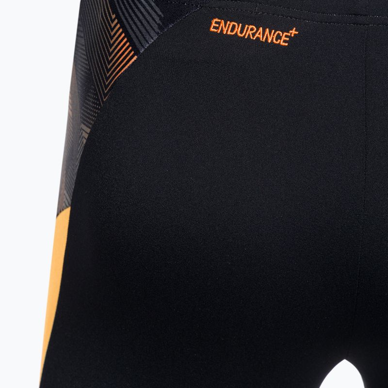Speedo ECO Endurance+ Splice slip de înot pentru bărbați negru și portocaliu 68-13444 3