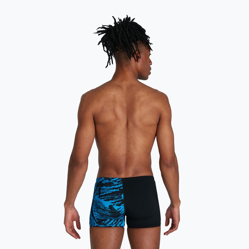 Speedo Allover V-Cut Aquushort pentru bărbați boxeri de înot D812 negru 68-09734D812 5