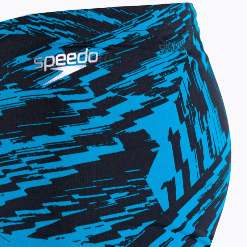 Speedo Allover V-Cut Aquushort pentru bărbați boxeri de înot D812 negru 68-09734D812 3