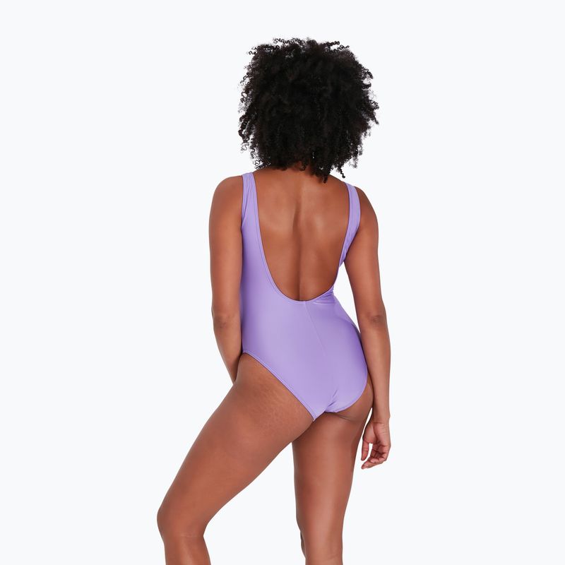 Costum de baie Speedo Logo Deep U-Back pentru femei  o singură piesă  mov 68-12369 7