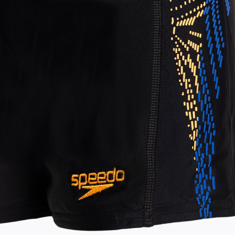 Speedo Plastisol Placement Aquashort pantaloni de înot pentru copii negru 68-09530 3