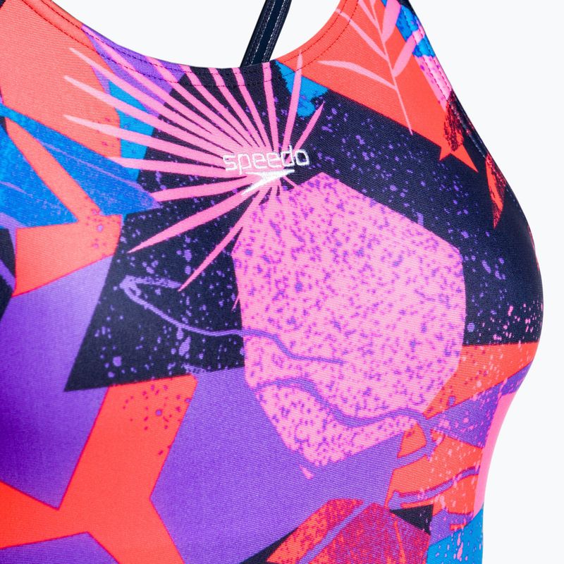 Speedo Allover Pulseback costum de baie întreg pentru copii culoare 68-12676 3