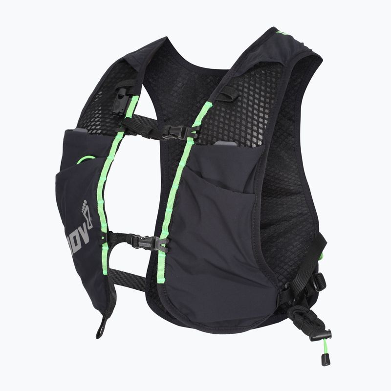 Rucsac de alergare Inov-8 VentureLite 4 negru/verde 4