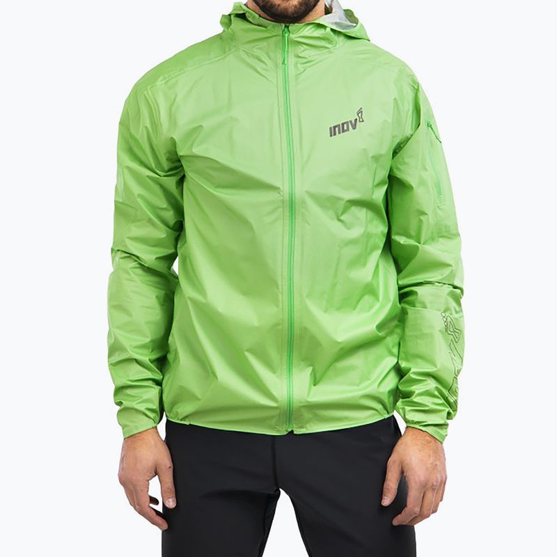 Geacă de alergat pentru bărbați Inov-8 Raceshell Pro FZ green