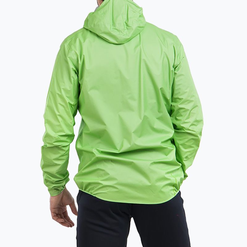Geacă de alergat pentru bărbați Inov-8 Raceshell Pro FZ green 2