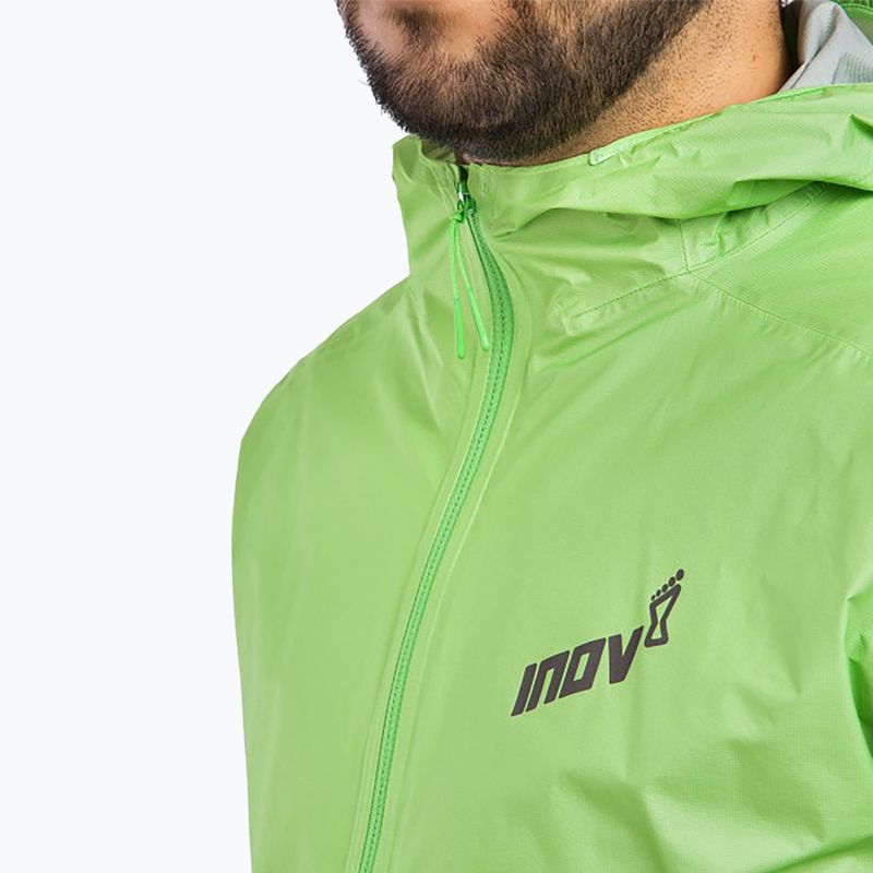 Geacă de alergat pentru bărbați Inov-8 Raceshell Pro FZ green 3