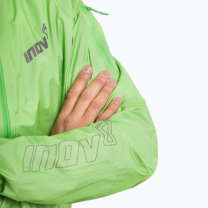 Geacă de alergat pentru bărbați Inov-8 Raceshell Pro FZ green 5