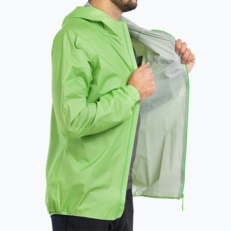 Geacă de alergat pentru bărbați Inov-8 Raceshell Pro FZ green 8