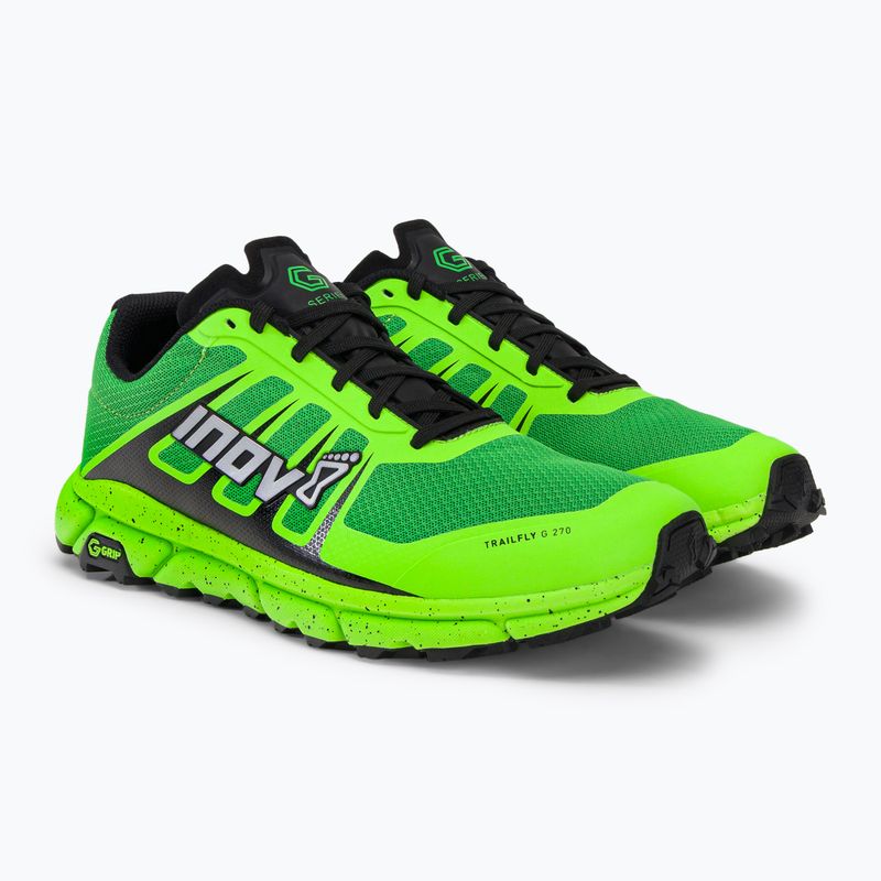 Pantofi de alergare pentru bărbați Inov-8 Trailfly G 270 V2 verde 001065 4