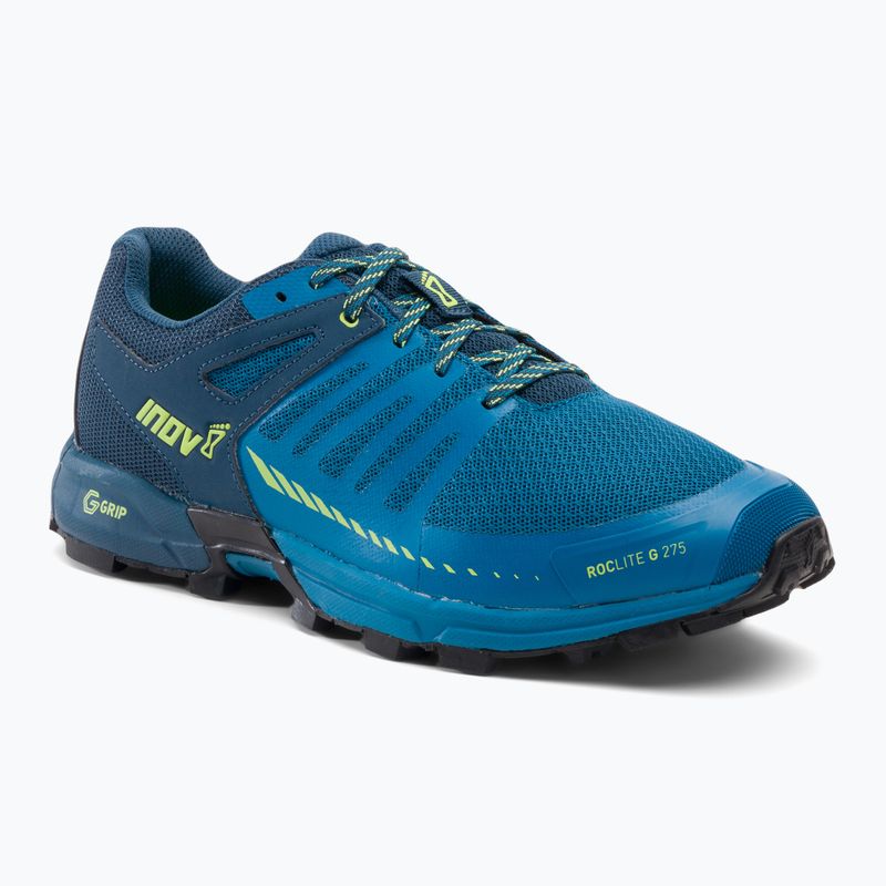 Pantofi de alergare pentru bărbați Inov-8 Roclite G 275 V2 albastru-verde 001097-BLNYLM