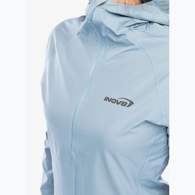 Jachetă de alergare pentru femei Inov-8 Stormshell FZ V2 blue grey 9