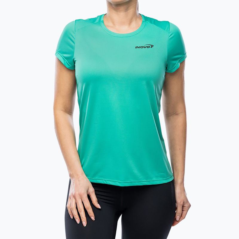 Tricou de alergare pentru femei Inov-8 Performance aqua/dark aqua