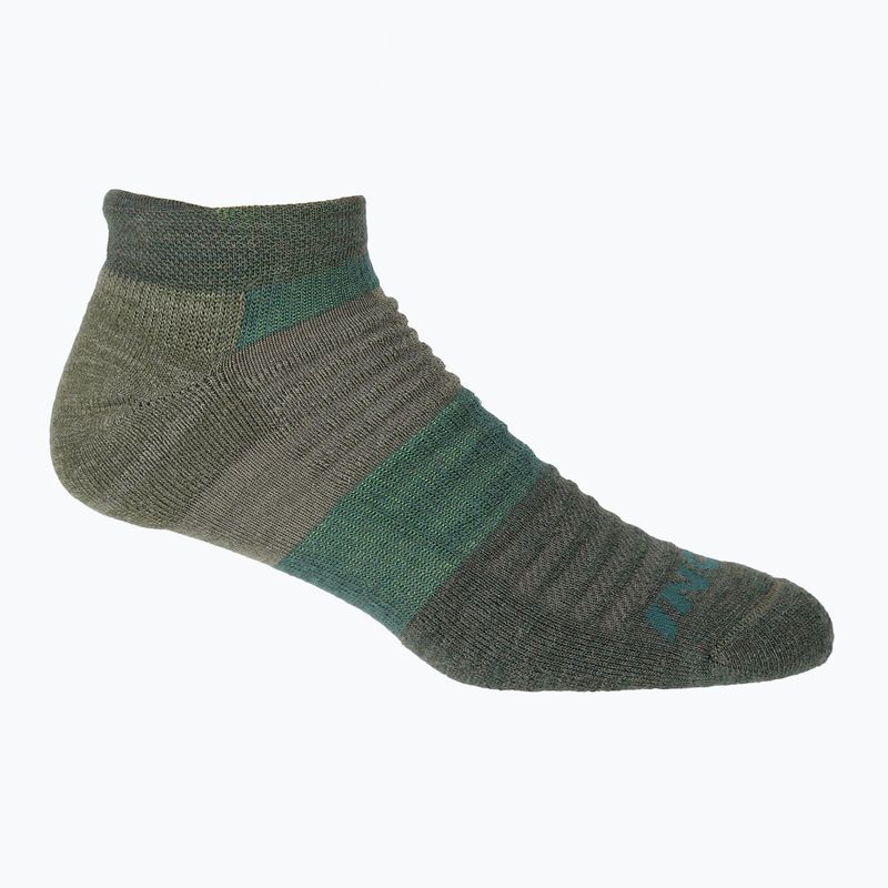 Șosete de alergare Inov-8 Merino Low dark green/melange 2