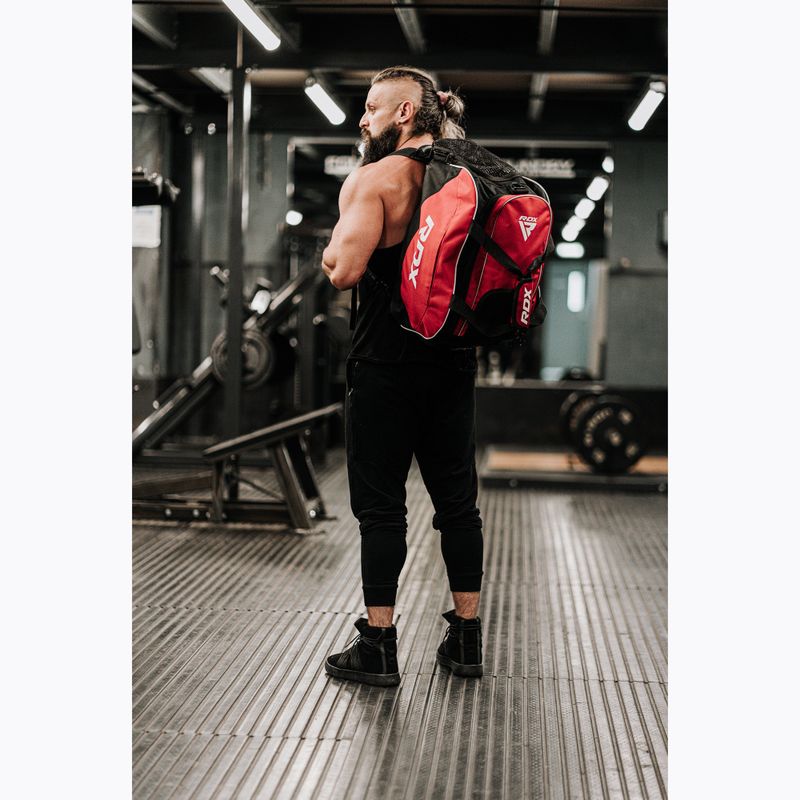 RDX Gym Kit geantă de antrenament negru și roșu GKB-R1B 10