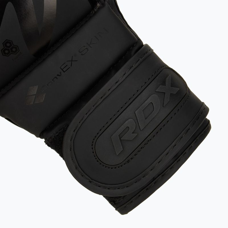Mănuși de grappling RDX T15 Noir Hybrid matte black 5