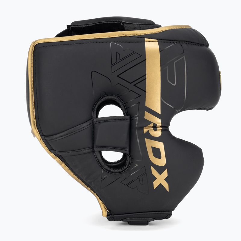 Cască de box RDX F6 matte golden 2