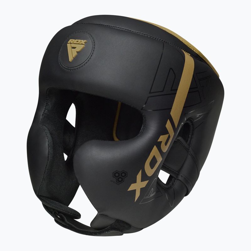 Cască de box RDX F6 matte golden 6