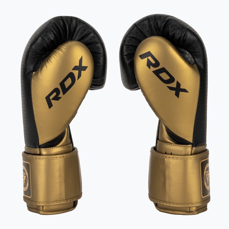 Mănuși de box RDX L2 Mark Pro Sparring Boxing Hook & Loop golden 4