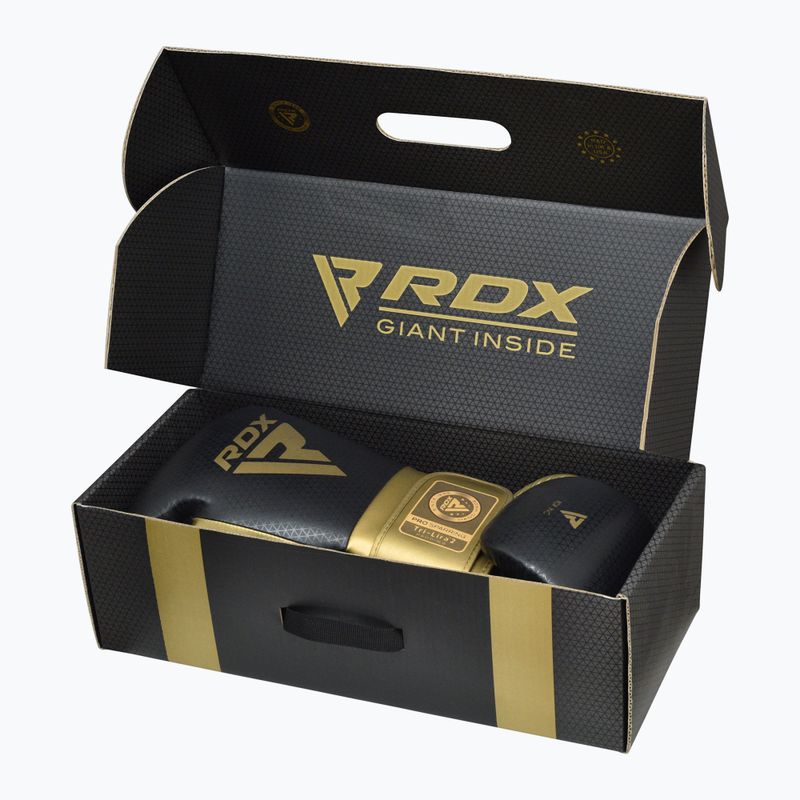 Mănuși de box RDX L2 Mark Pro Sparring Boxing Hook & Loop golden 9