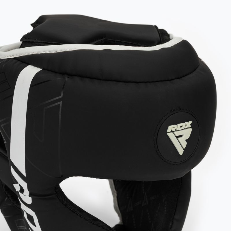 Cască de box RDX F6 Kara Head Guard white 4