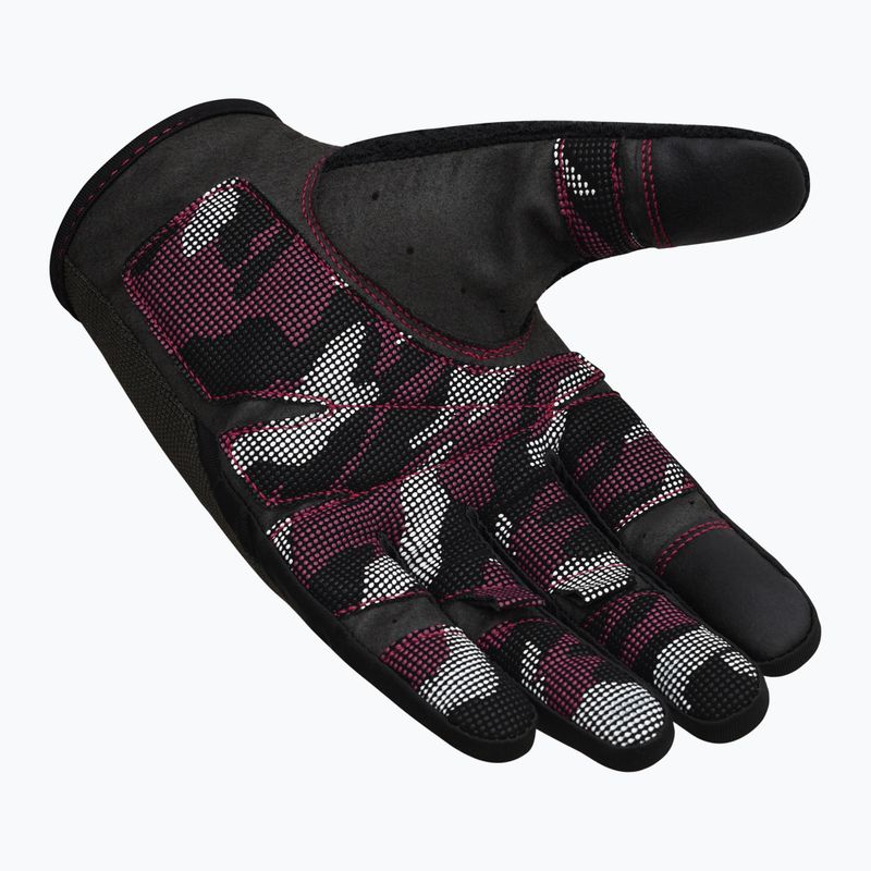Mănuși de antrenament  RDX T2 Touch Screen Friendly Full Finger Gym Gloves full pink 2