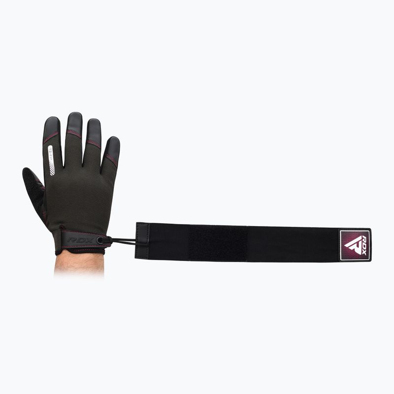 Mănuși de antrenament  RDX T2 Touch Screen Friendly Full Finger Gym Gloves full pink 7