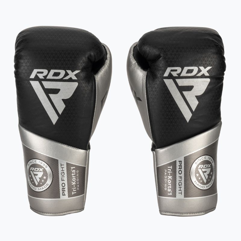 Mănuși de box RDX K1 Mark Pro Fight Boxing silver 2