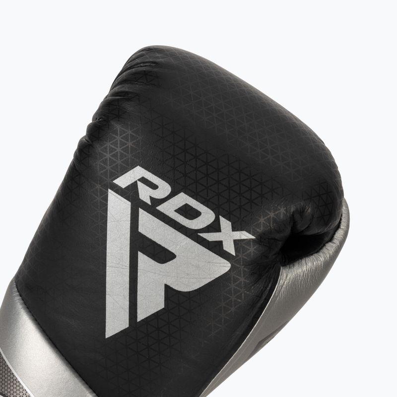 Mănuși de box RDX K1 Mark Pro Fight Boxing silver 5