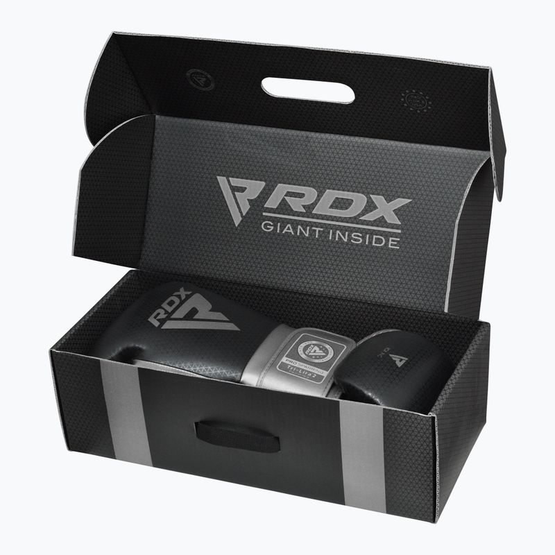 Mănuși de box RDX L2 Mark Pro Sparring Boxing Hook & Loop silver 9