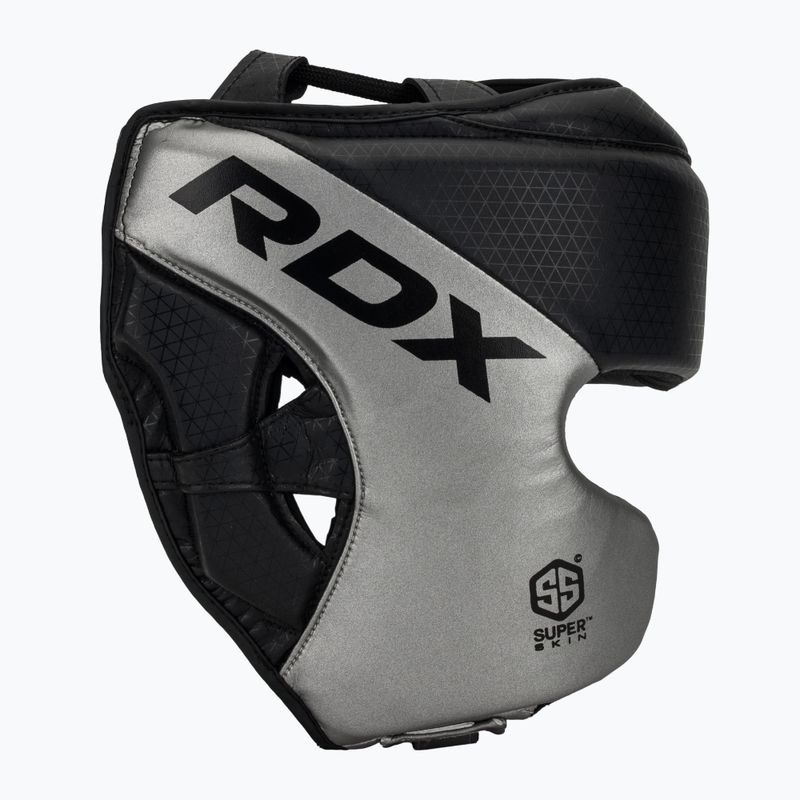 Cască de box RDX L1 Mark Pro Cheek Boxing Training Head Guard silver 2