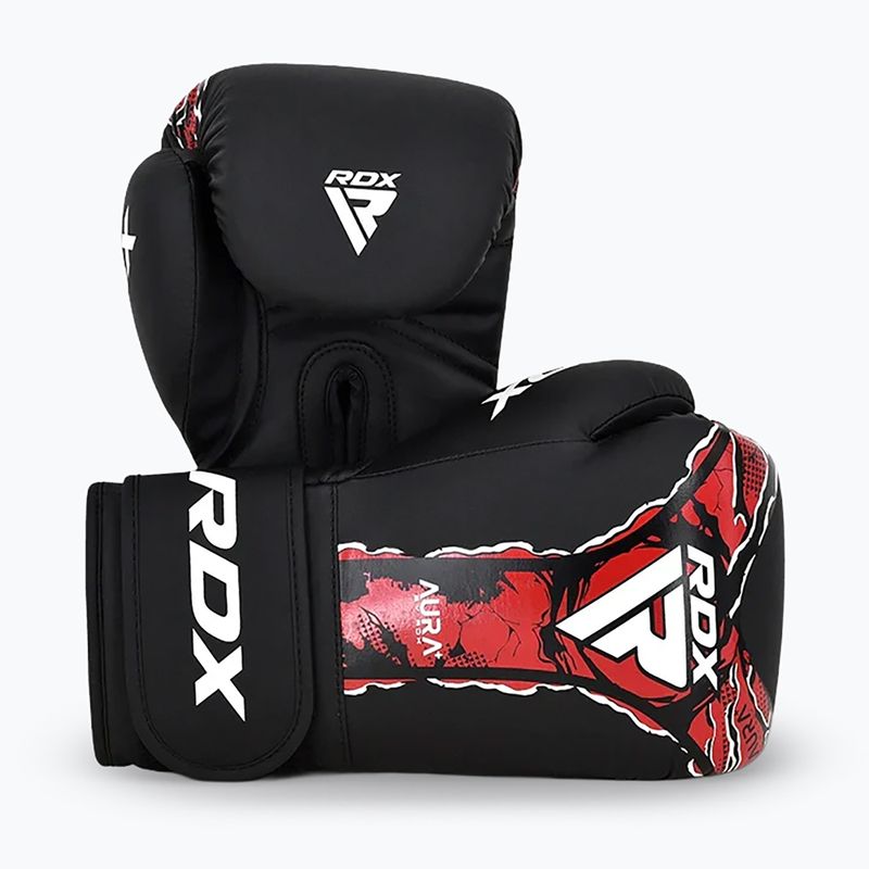 Mănuși de box RDX Boxing New Aura F17 black/red 2