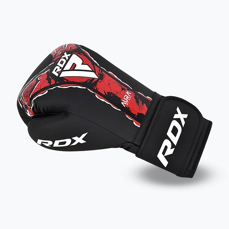 Mănuși de box RDX Boxing New Aura F17 black/red 3