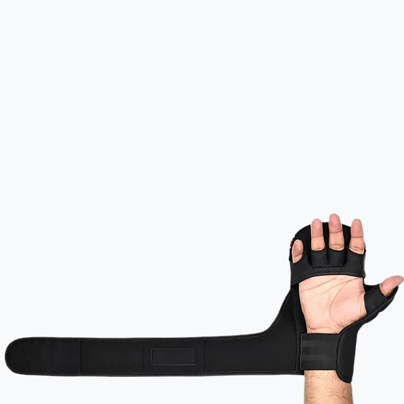 Mănuși de MMA RDX Grappling Shooter New Aura F17 black/red 4