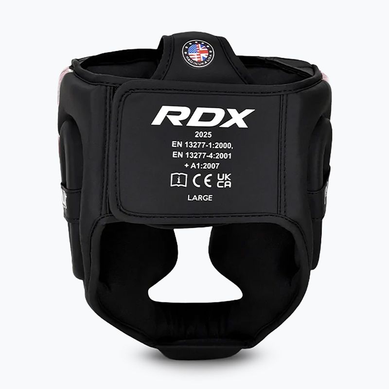 Cască de box RDX New Aura F17 Head black/red 3