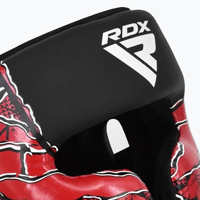 Cască de box RDX New Aura F17 Head black/red 5