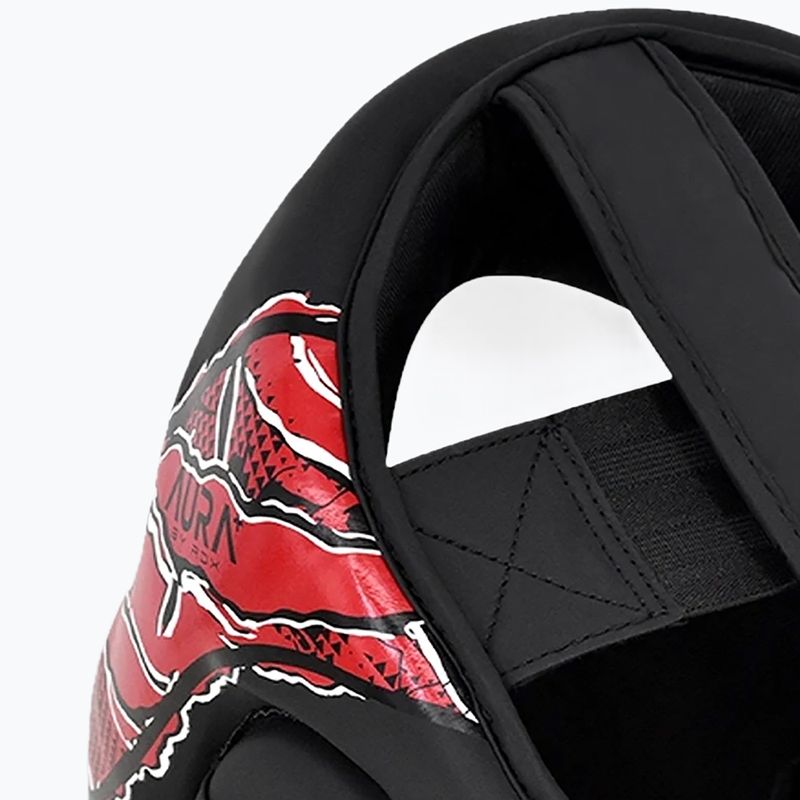 Cască de box RDX New Aura F17 Head black/red 6