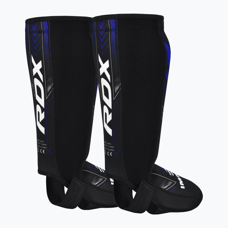 Protecții pentru tibie și picioare RDX IMMAF Approved Neoprene Shin Instep SGN-IMF-1U blue 3