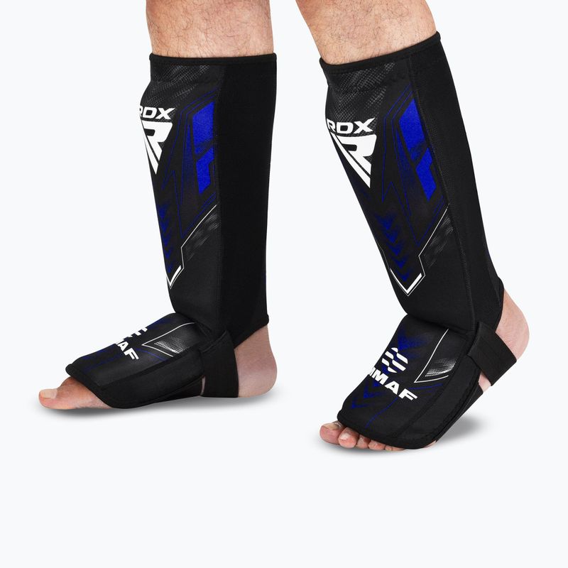 Protecții pentru tibie și picioare RDX IMMAF Approved Neoprene Shin Instep SGN-IMF-1U blue 7