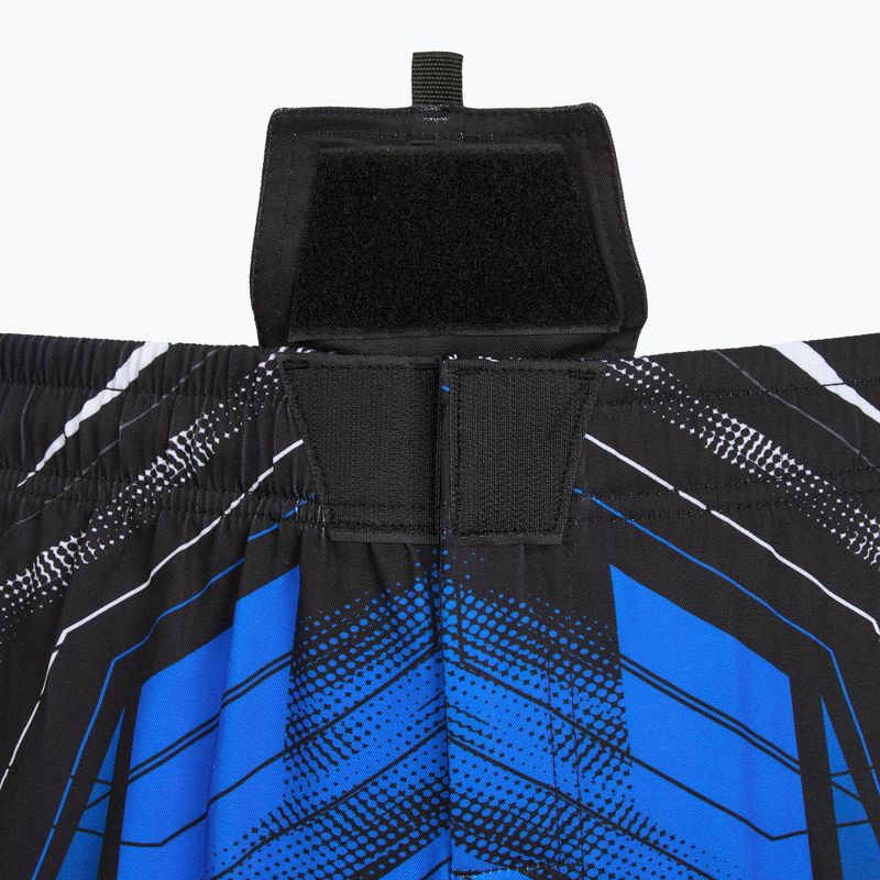 Pantaloni scurți de antrenament pentru bărbați RDX IMMAF Approved MMA Fight & Training blue 3