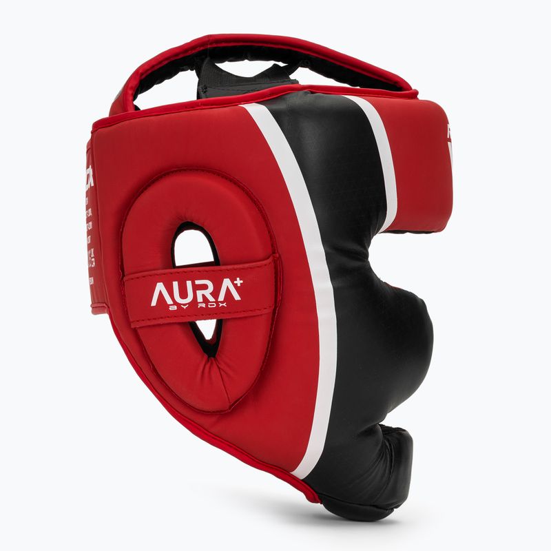 Cască de box RDX Head Guard Aura Plus T-17 red 2