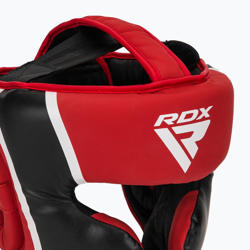 Cască de box RDX Head Guard Aura Plus T-17 red 4
