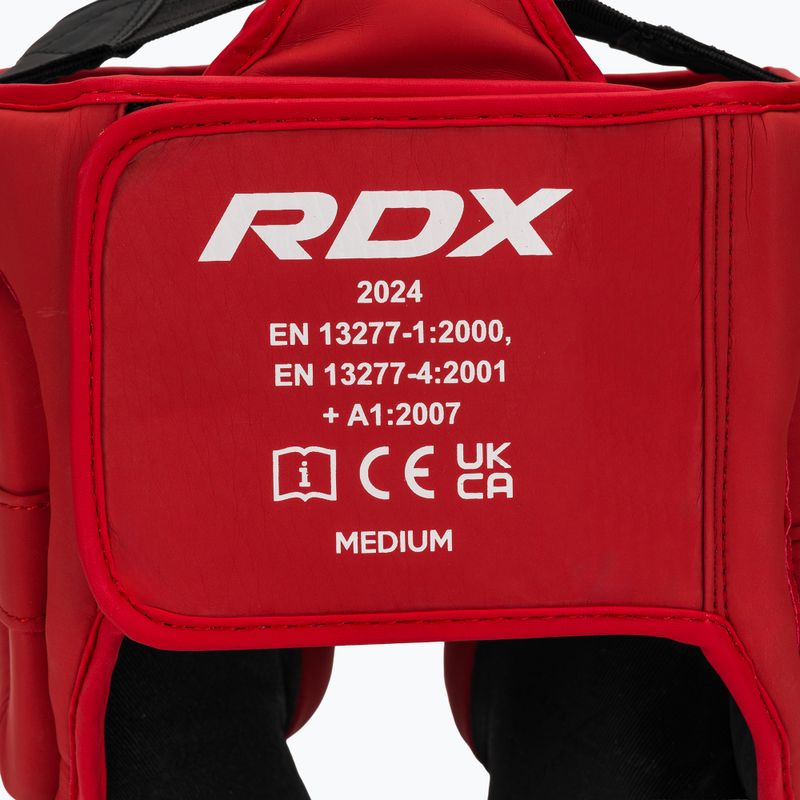 Cască de box RDX Head Guard Aura Plus T-17 red 5
