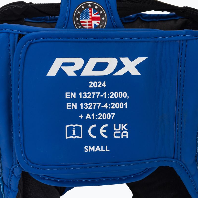 Cască de box RDX Head Guard Aura Plus T-17 blue 5