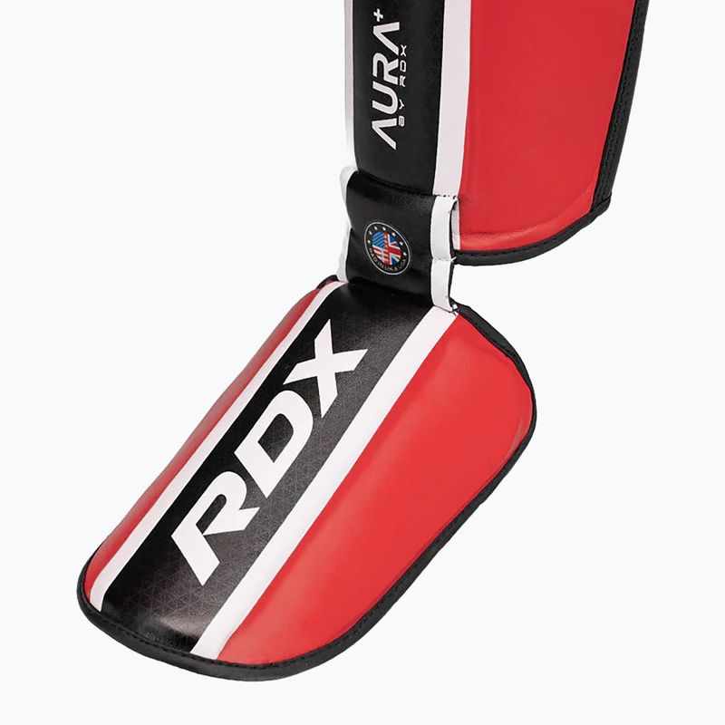 Protectori pentru tibie RDX Shin Instep Aura Plus T-17 red 4