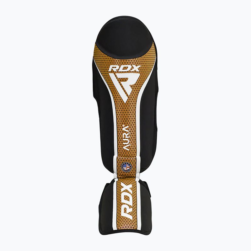 Protectori pentru tibie RDX Shin Instep Aura Plus T-17 golden 2